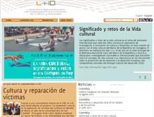 Tablet Screenshot of desarrolloycultura.net